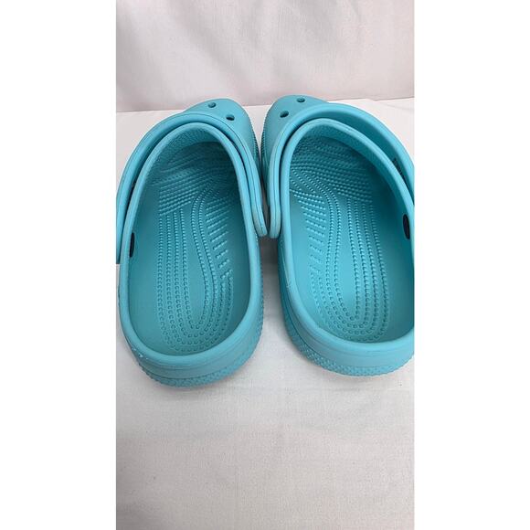 CROCS Turquoise Unisex Slip on Clogs Shoes Sandals Women's 8 - Picture 9 of 11